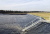 Пленка ВОДЯНОЙ толщина 400 мкм двухцветная черный / морская волна 12 x 15 метров (180 м2)